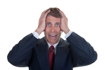 Stressed out Business Man