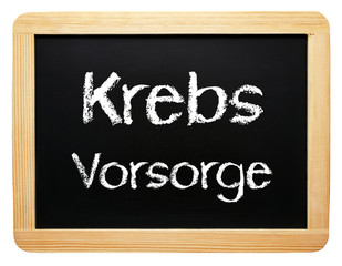 Fototapeta premium Krebs Vorsorge oder Krebsvorsorge