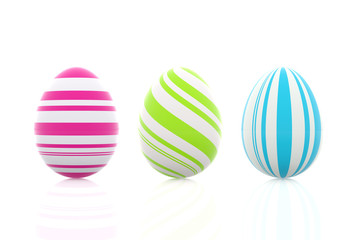 Easter painted eggs