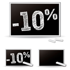Ardoise promotions -10%