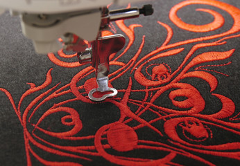 Machine embroidery