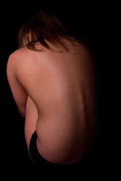 Back of tjr nude woman