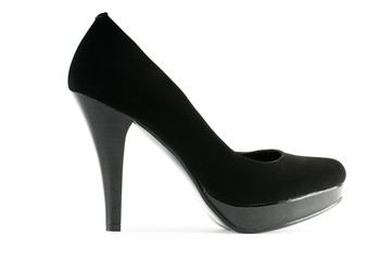 Woman shoes isolated on the white background