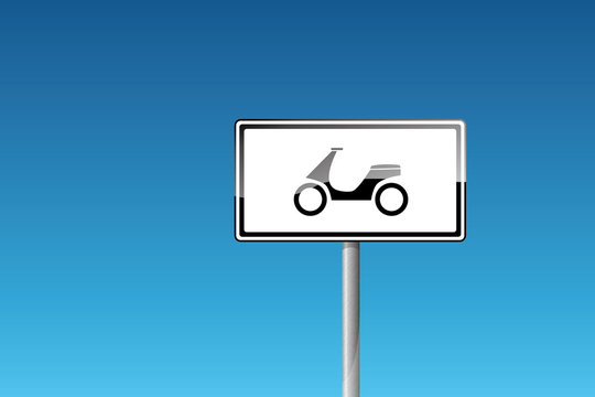 Zusatzzeichen Roller Motorroller F&uuml;hrerscheinklasse M