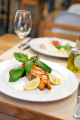 salmon steak