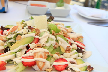 Chicken Caesar Salad La Sella golf course Denia Spain