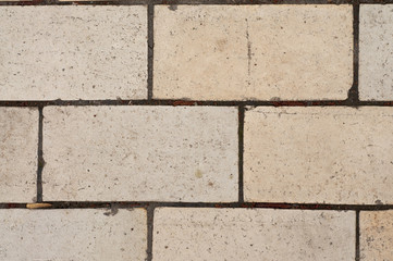 Obraz premium Tiled mosaic concrete pavement