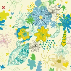Foto op Canvas flover spring lovely pattern1 © ritenmorgen