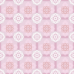 Geometric seamless ornament