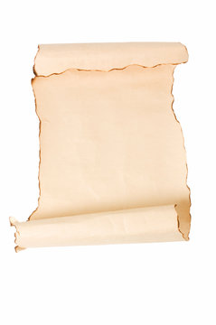 Vintage roll of parchment background i