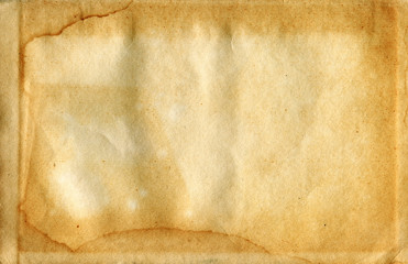 Stained paper
