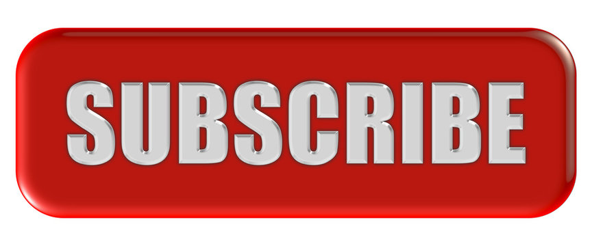 Button rot Ecken rund SUBSCRIBE