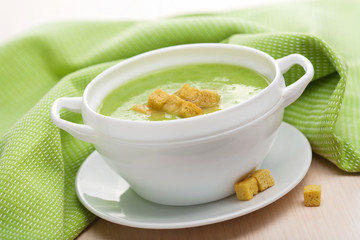 green vegetable soup