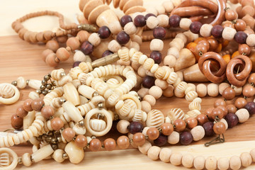 wooden beads