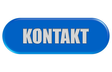 Button blau Seiten rund KONTAKT