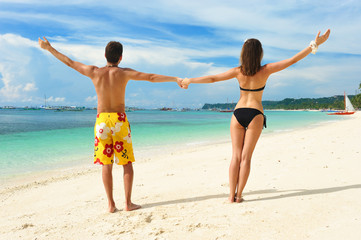 Couple on a beach