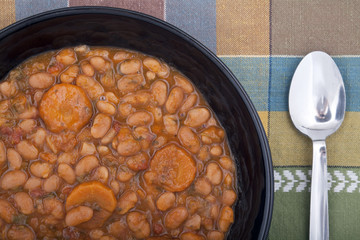 Bean soup.Traditional Greek food