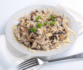 Mushroom risotto