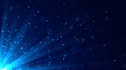 Blue Light and Particles