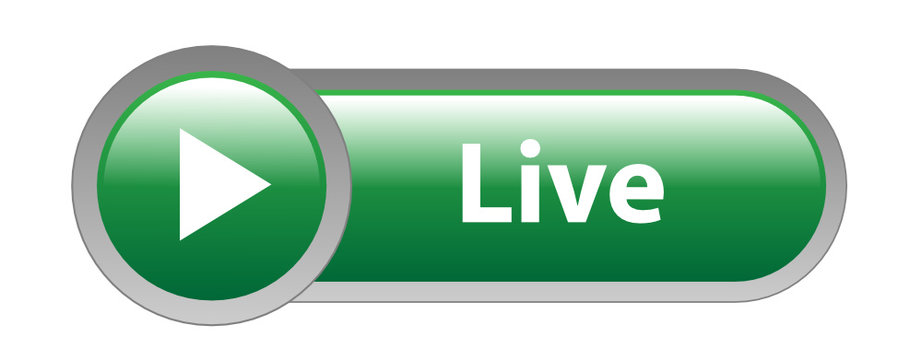 "LIVE" Web Button (watch play view video media player icon key)