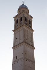 Fototapeta na wymiar campanile of santa giustina