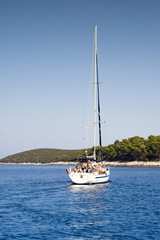 Rejs po Adriatyku. Krajobraz morski Chorwacja. © jacekbieniek