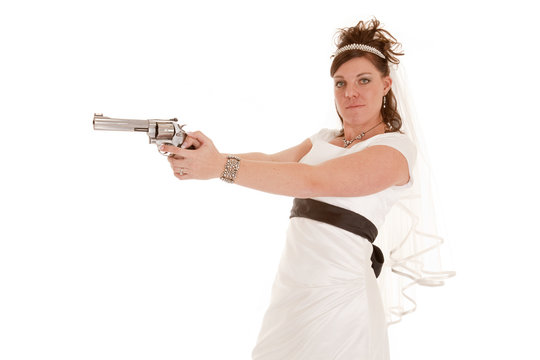 shooting  gun bride