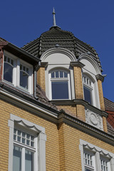 Fototapeta na wymiar Detailansicht eines Jugendstilhauses