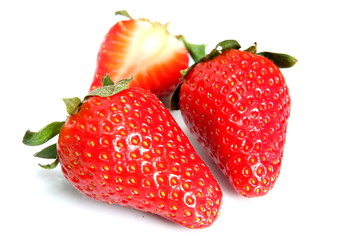 Isolated fruits - Strawberries