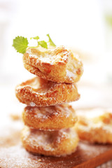 Mini sweet cheese pastries
