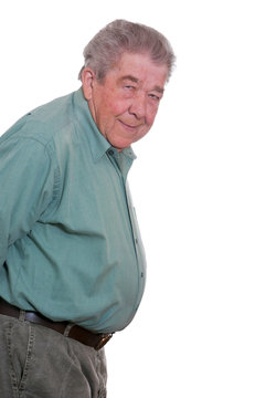 Senior voller Zuversicht