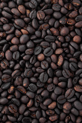 black coffee beans