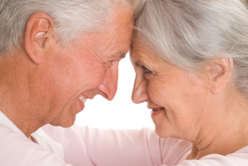 elderly couple together