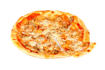the pizza