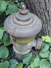 Old vintage water hydrant
