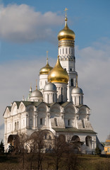 Fototapeta na wymiar Katedry na Kremlu. Rosja, Moskwa