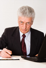 Portrait of a happy business man