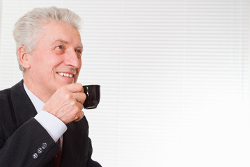 Naklejka premium happy business man
