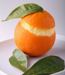 orange givrée