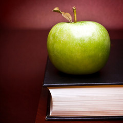 apple over books