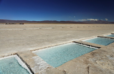 Fototapeta premium Perspective sur un salar dans le NOA (argentine)