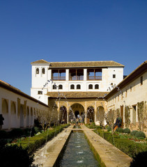 Patio de la Acequia - Generalife - Granada - Spanien