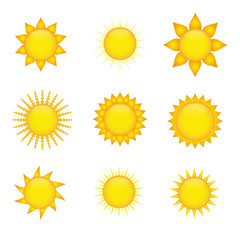 Sun icons
