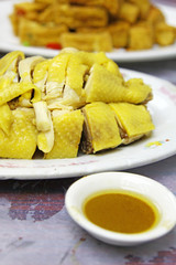 Cooked chicken