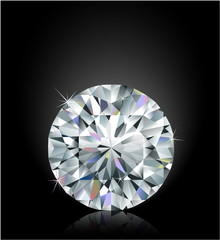 Shimmering diamond