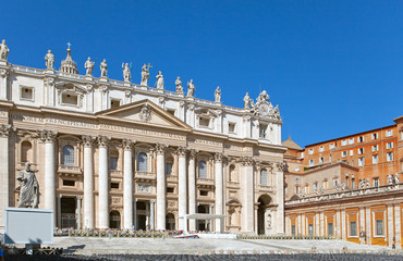 Fototapeta na wymiar Vatican. St. Peter's cathedral