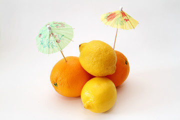 Orangen und Zitronen