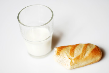 Diät Milch und Brötchen