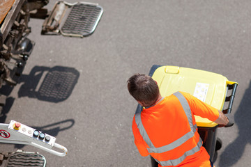 Fototapeta premium Müllabfuhr