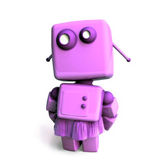 Pink Robot Girl